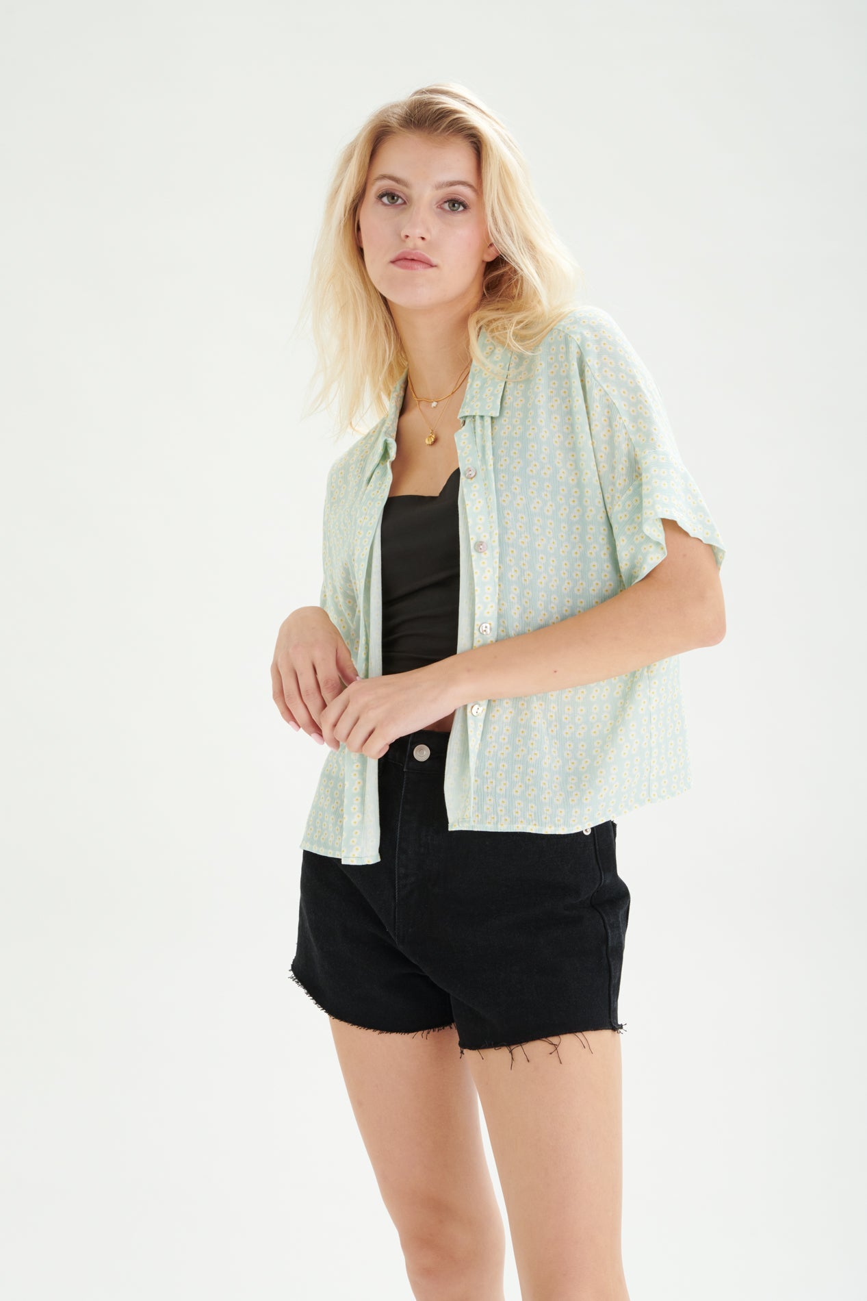 Shirt mit Daisy Print