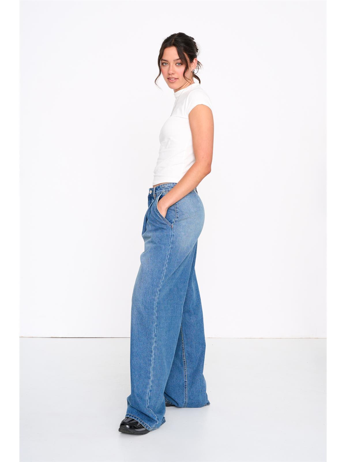 Jeanshose aus Baumwolle