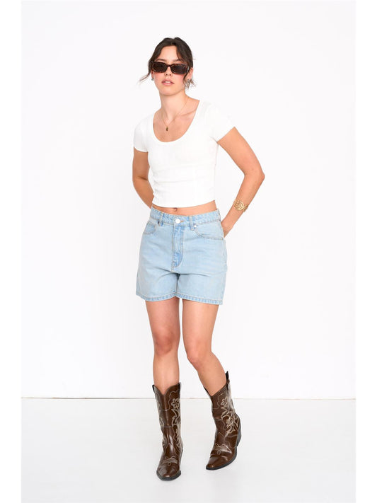 Shorts aus Baumwolle