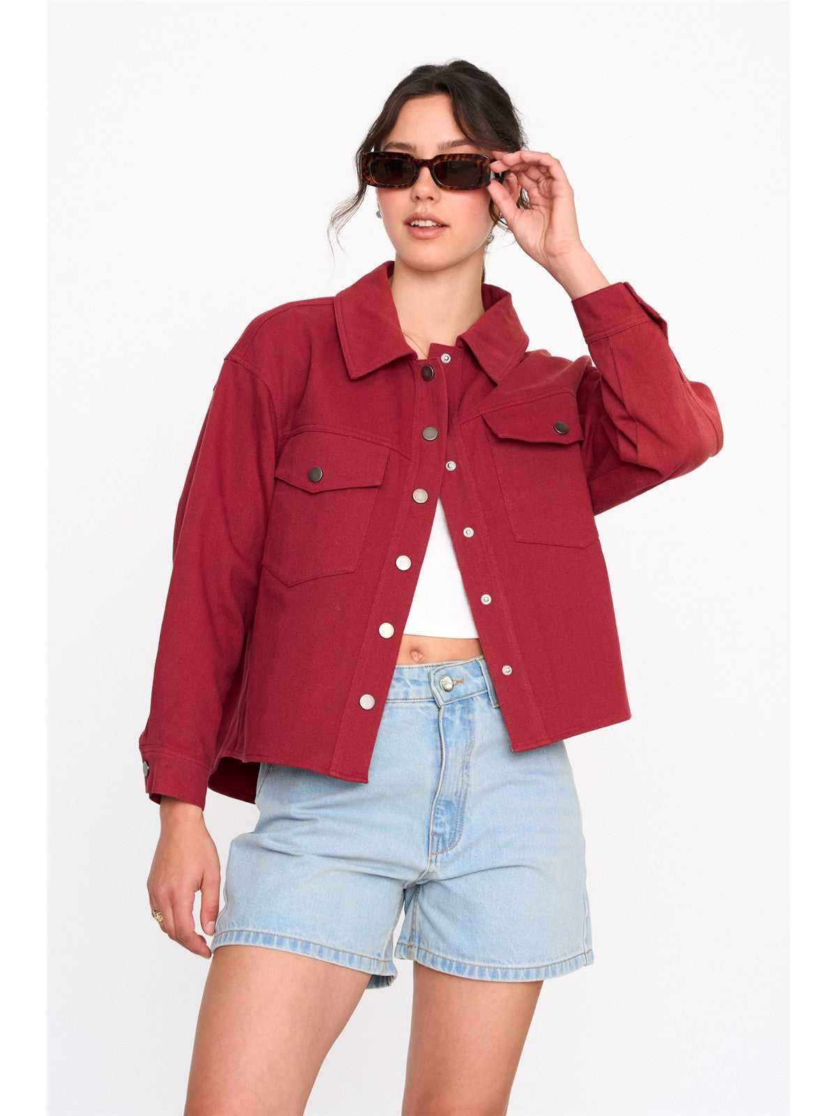 Jacke aus Baumwolle