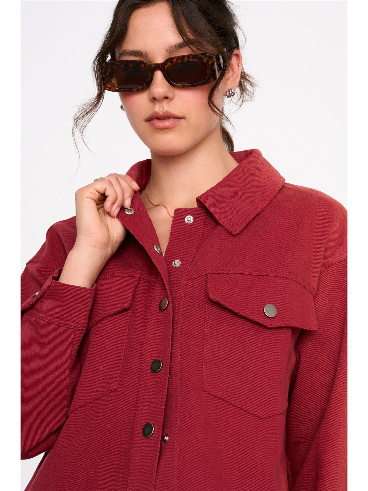 Jacke aus Baumwolle
