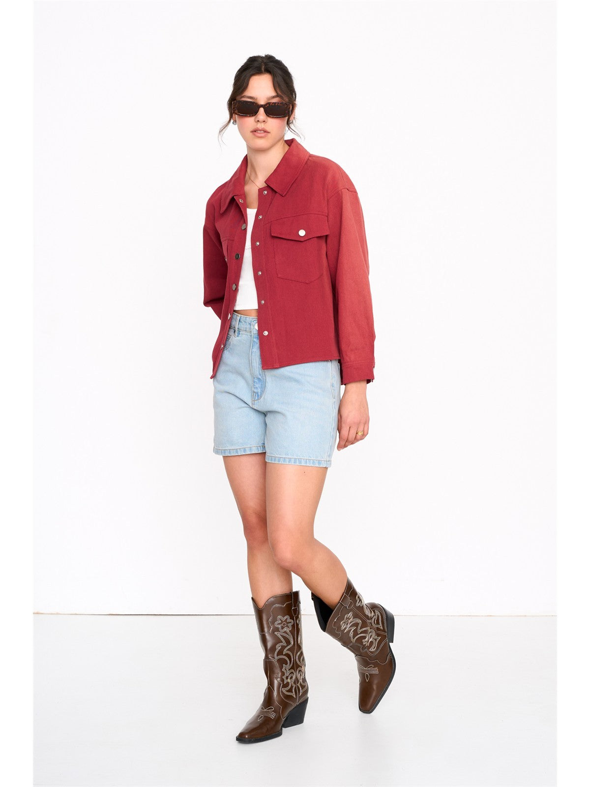 Jacke aus Baumwolle