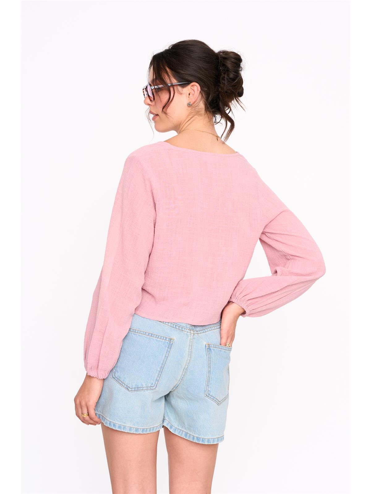 Bluse aus Baumwolle