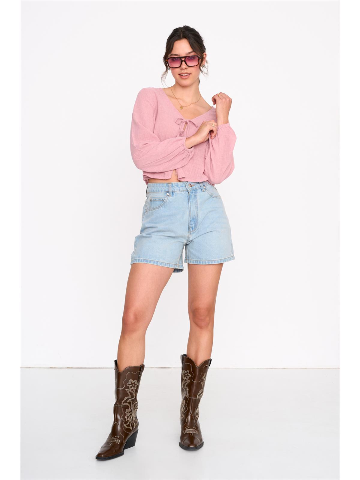 Bluse aus Baumwolle