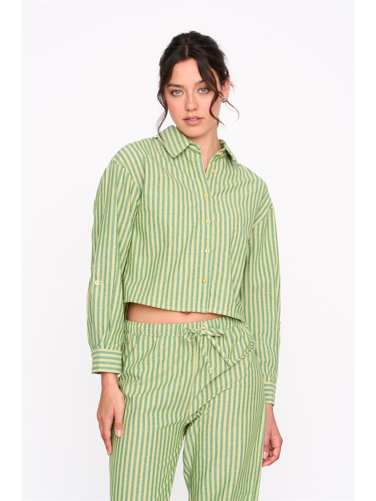 Bluse gestreift