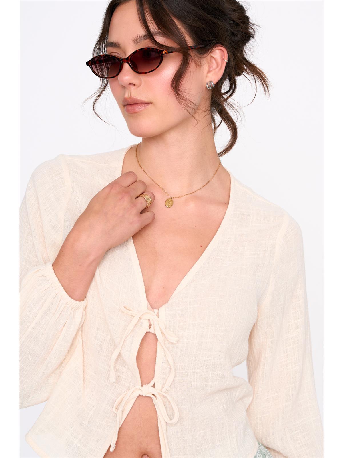 Bluse aus Baumwolle