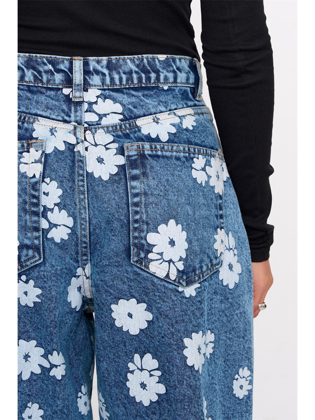 Jeanshose aus Baumwolle