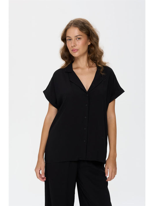 Bluse in Schwarz