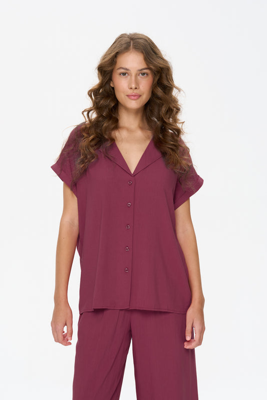 Bluse in Rot