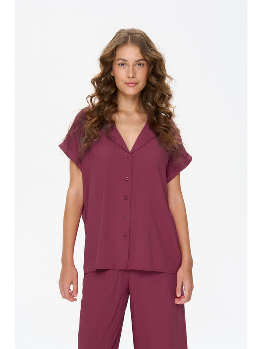 Bluse in Rot