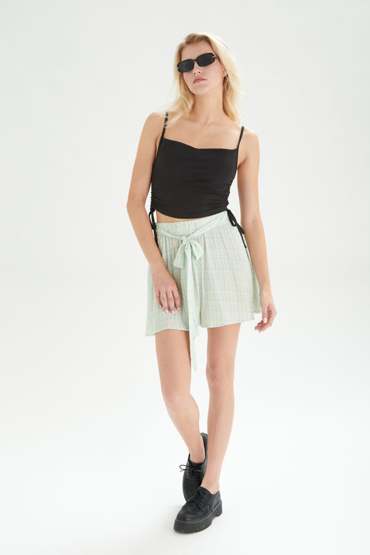 Shorts aus Viskose