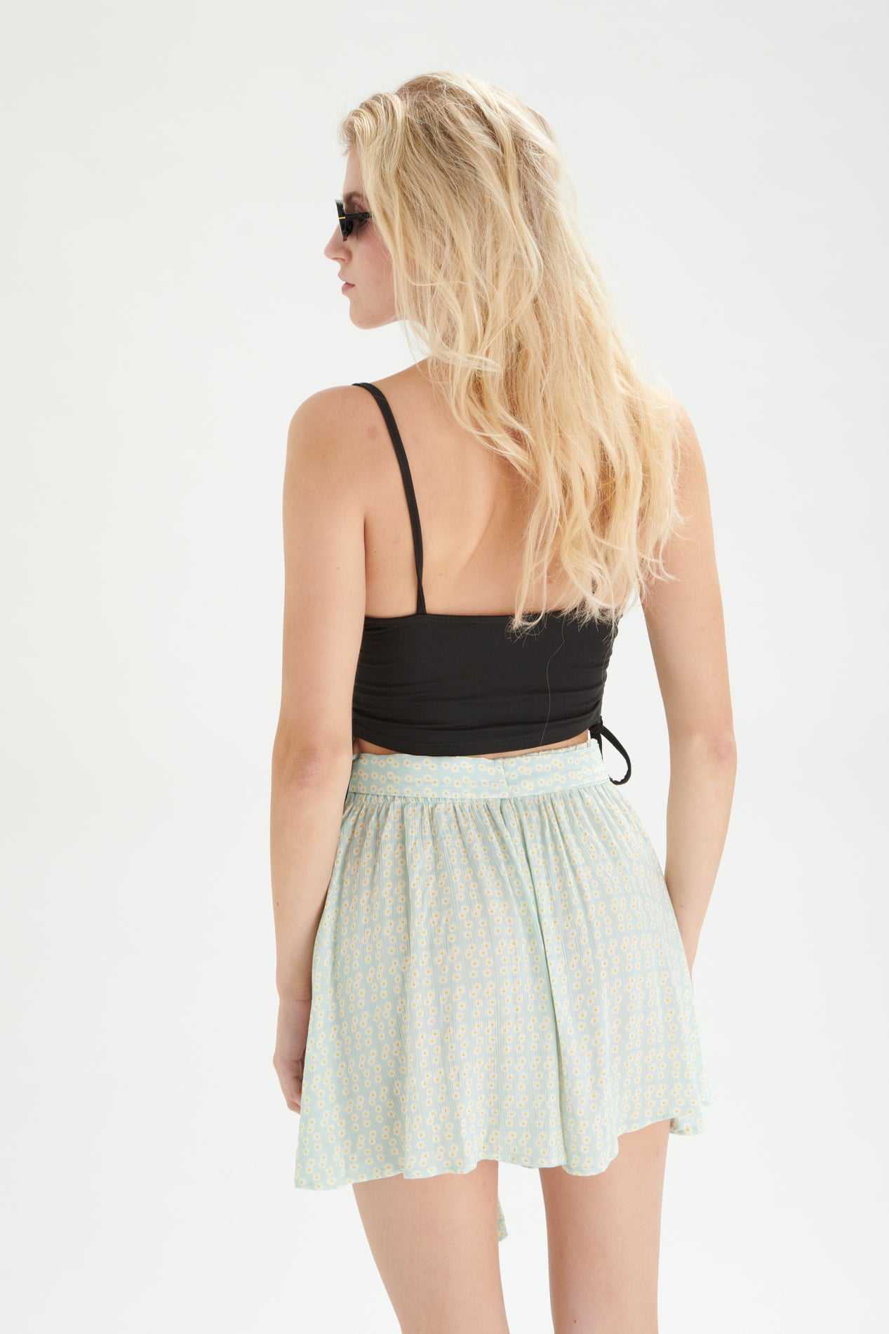 Shorts aus Viskose