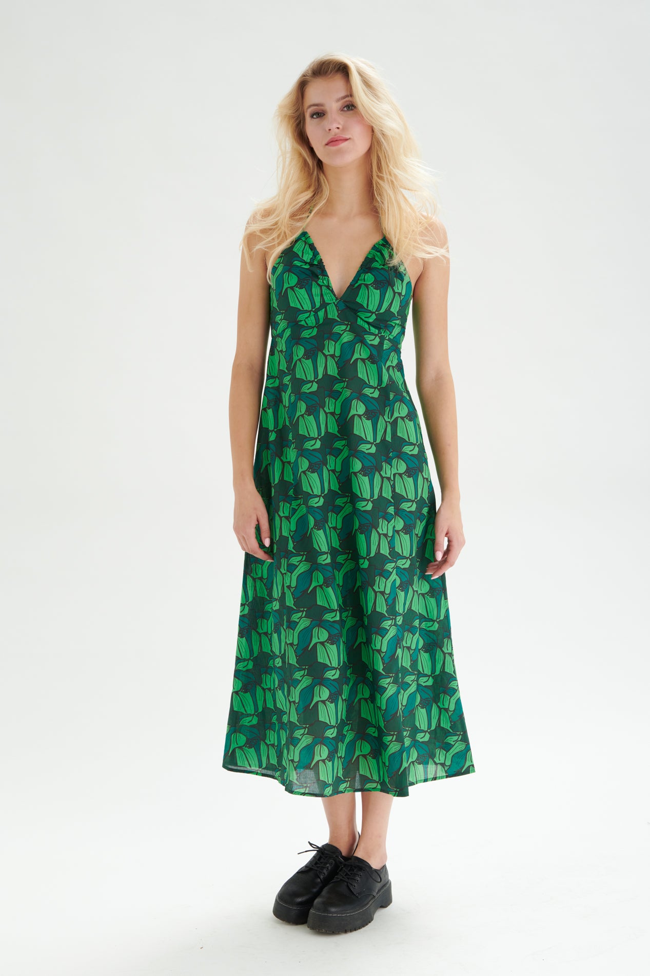 Kleid aus Baumwolle